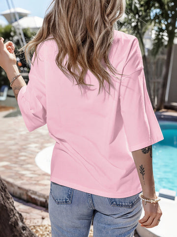 Oversized Star Graphic Boxy T-Shirt