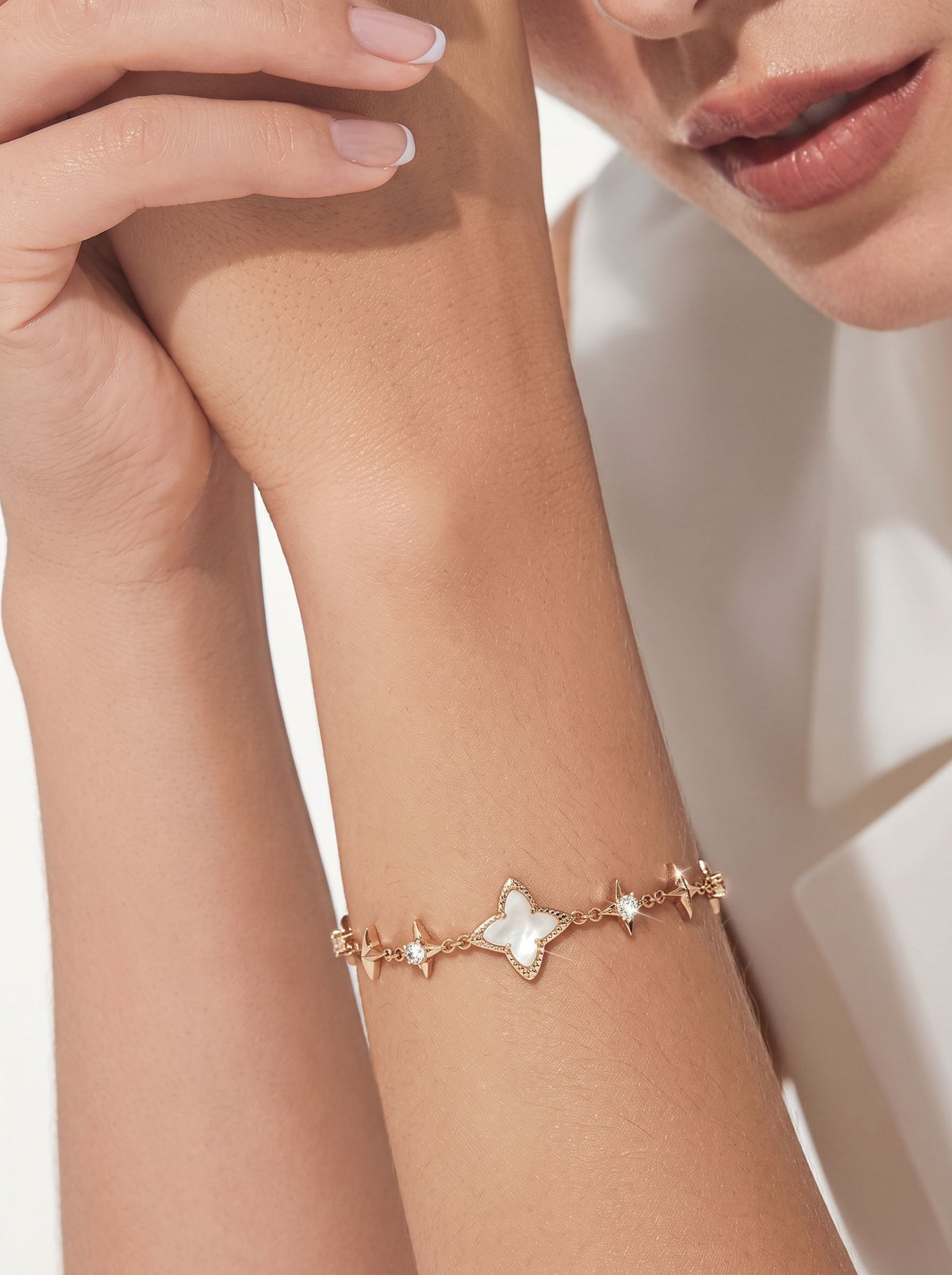 Dainty Celestial Gold Star Bracelet