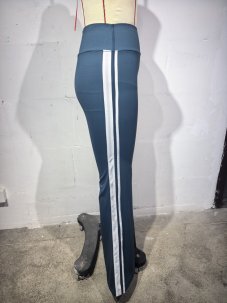 High Waisted Side Stripe Yoga Pants