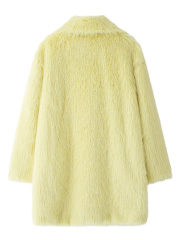 Luxurious Plush Oversized Faux Fur Coat