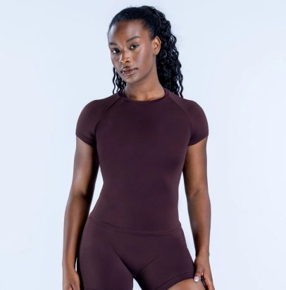 Seamless Form Fitting Athletic T Shirt