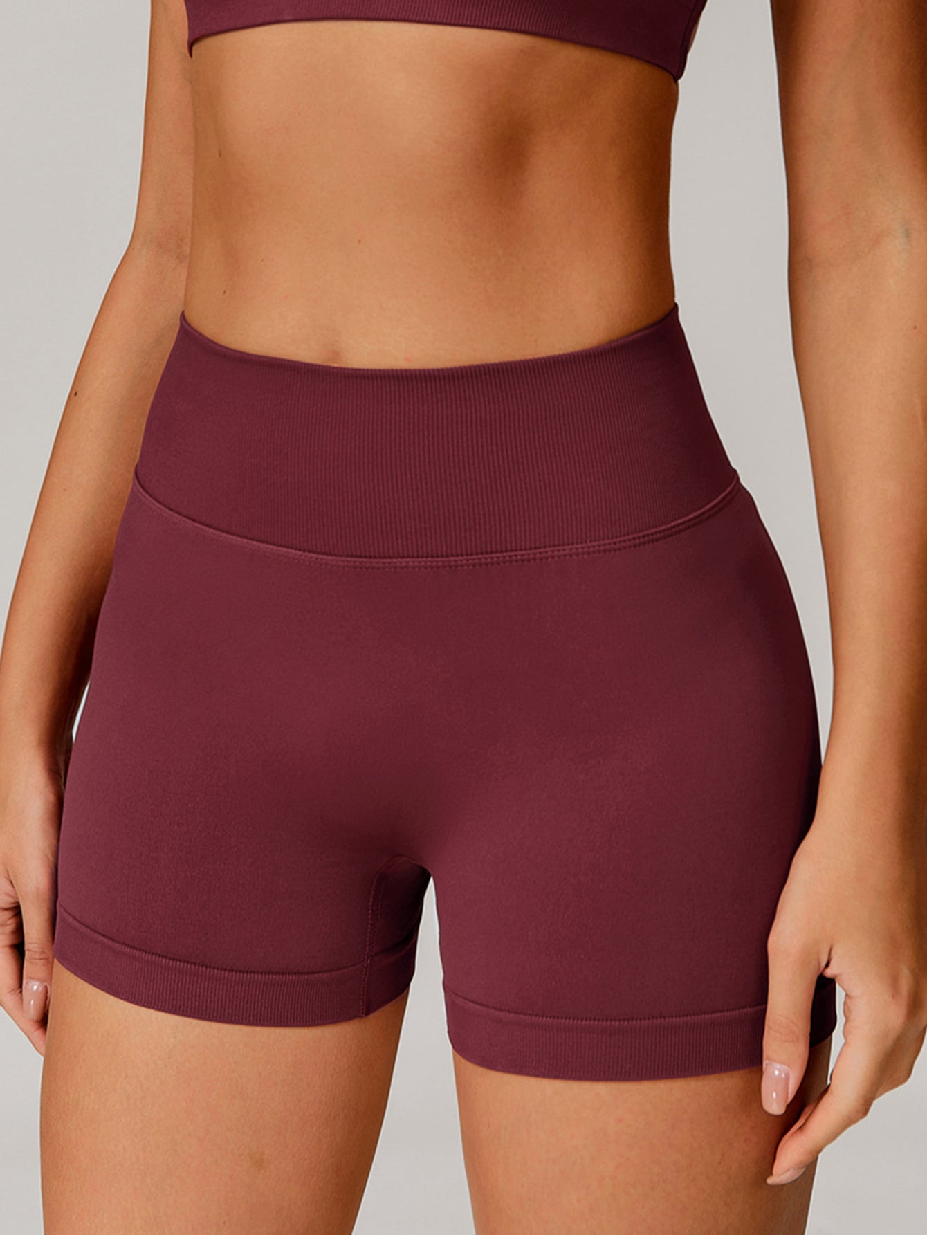 Contrast Waistband High Waisted Leggings