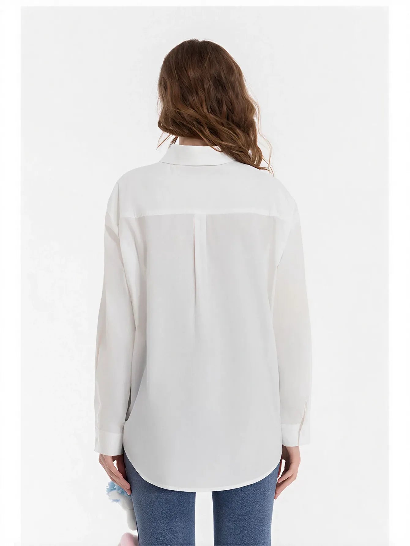 Oversized Graphic Printed Button Up Shirt