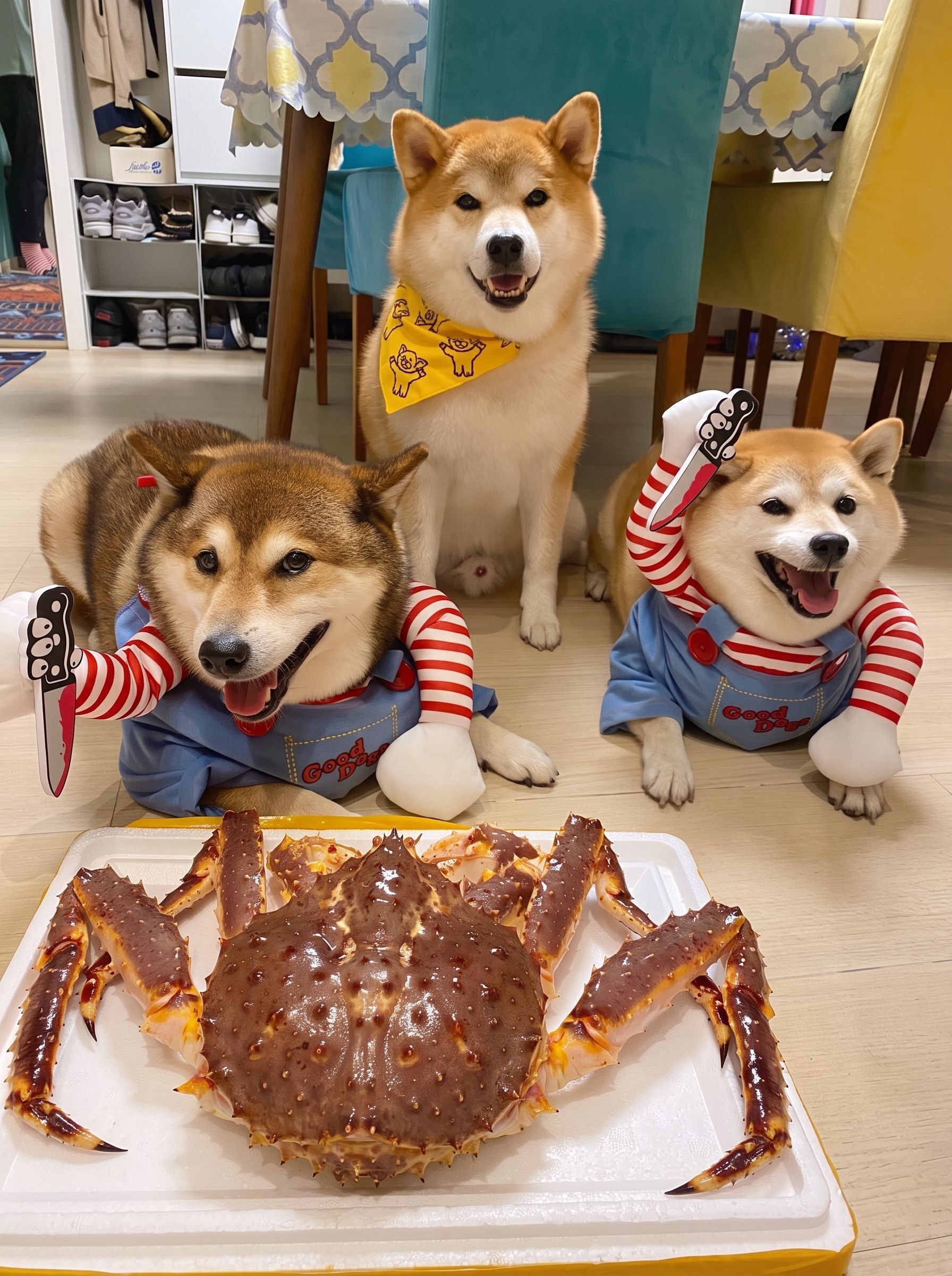 Funny Spooky Chucky Pet Costume