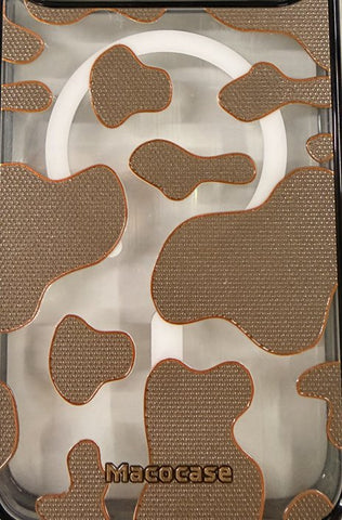 Brown Cow Print Phone Case