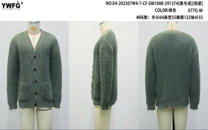 Oversized Chunky Knit Button Cardigan