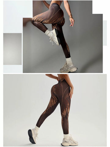 Seamless Sculpting High Waisted Yoga Leggings