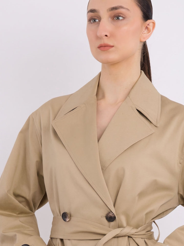 Classic Double Breasted Trench Coat