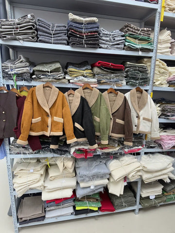 Cozy Faux Suede Sherpa Jacket