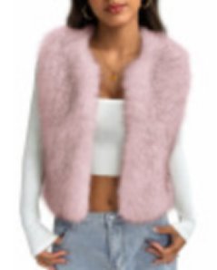 Cozy Plush White Faux Fur Vest