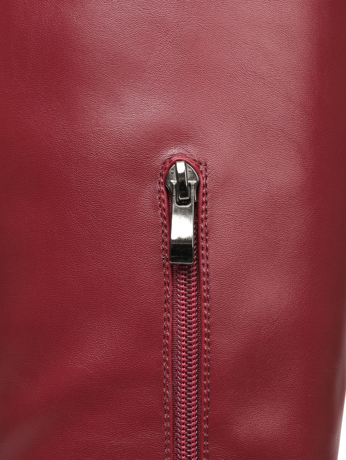 Chic Burgundy Block Heel Knee Boots