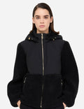 Cozy Sherpa Quilted Hooded Jacket