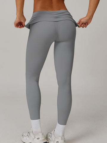 High Waisted Stacked Design Leggings