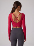 Seamless Sculpting Long Sleeve Crop Tee