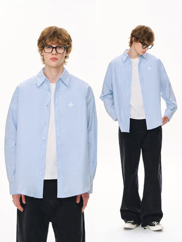 Oversized Casual Button Down Shirt