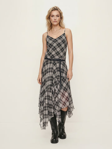 Asymmetrical Hem Cami Dress