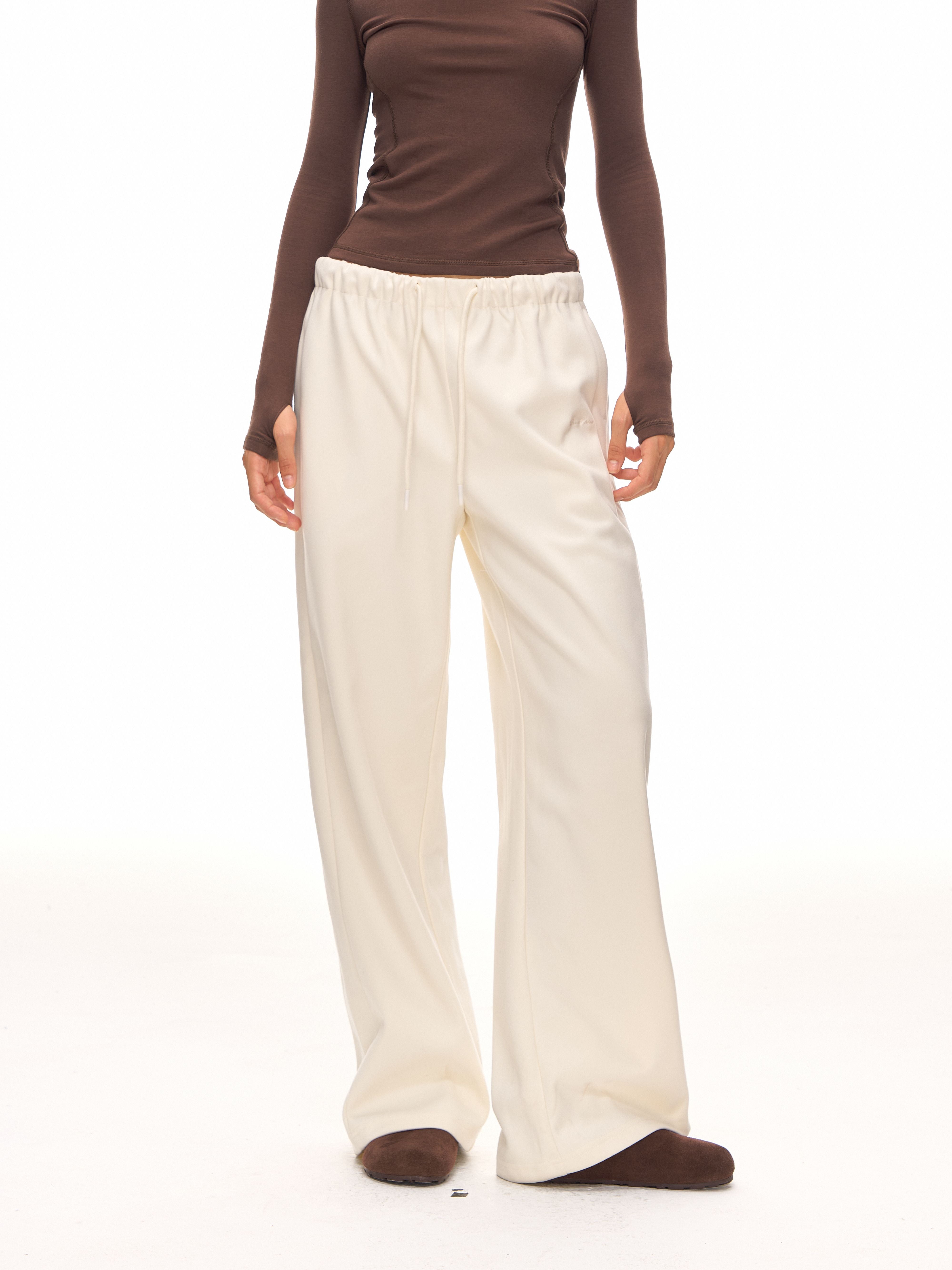 Cozy Fleece Wide Leg Pants