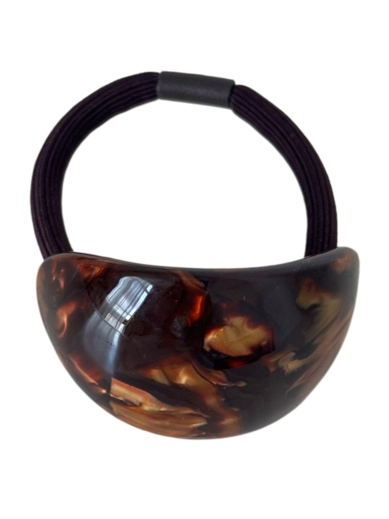 Elegant Tortoise Shell Hair Tie
