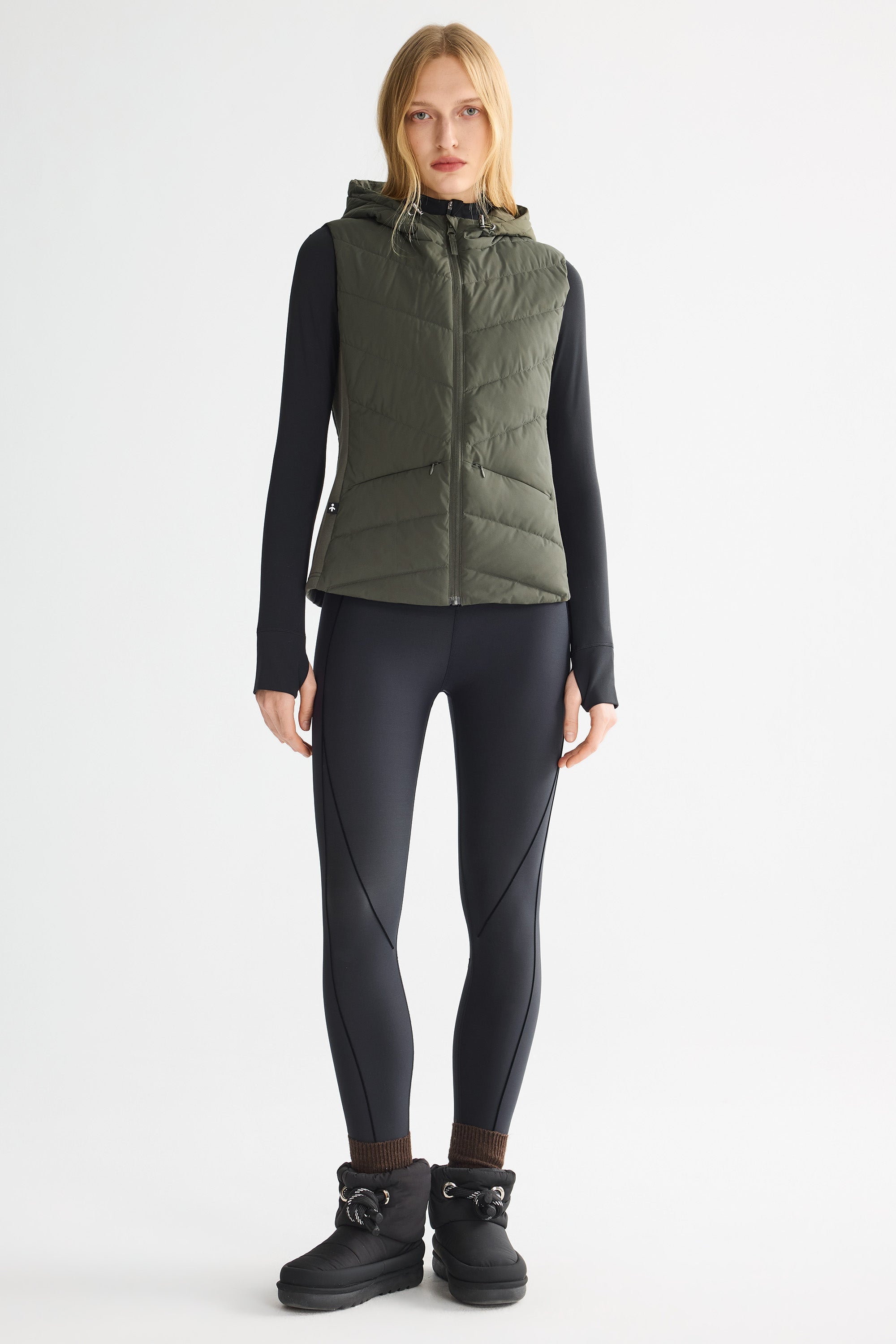 Lightweight Quilted Hooded Puffer Vest