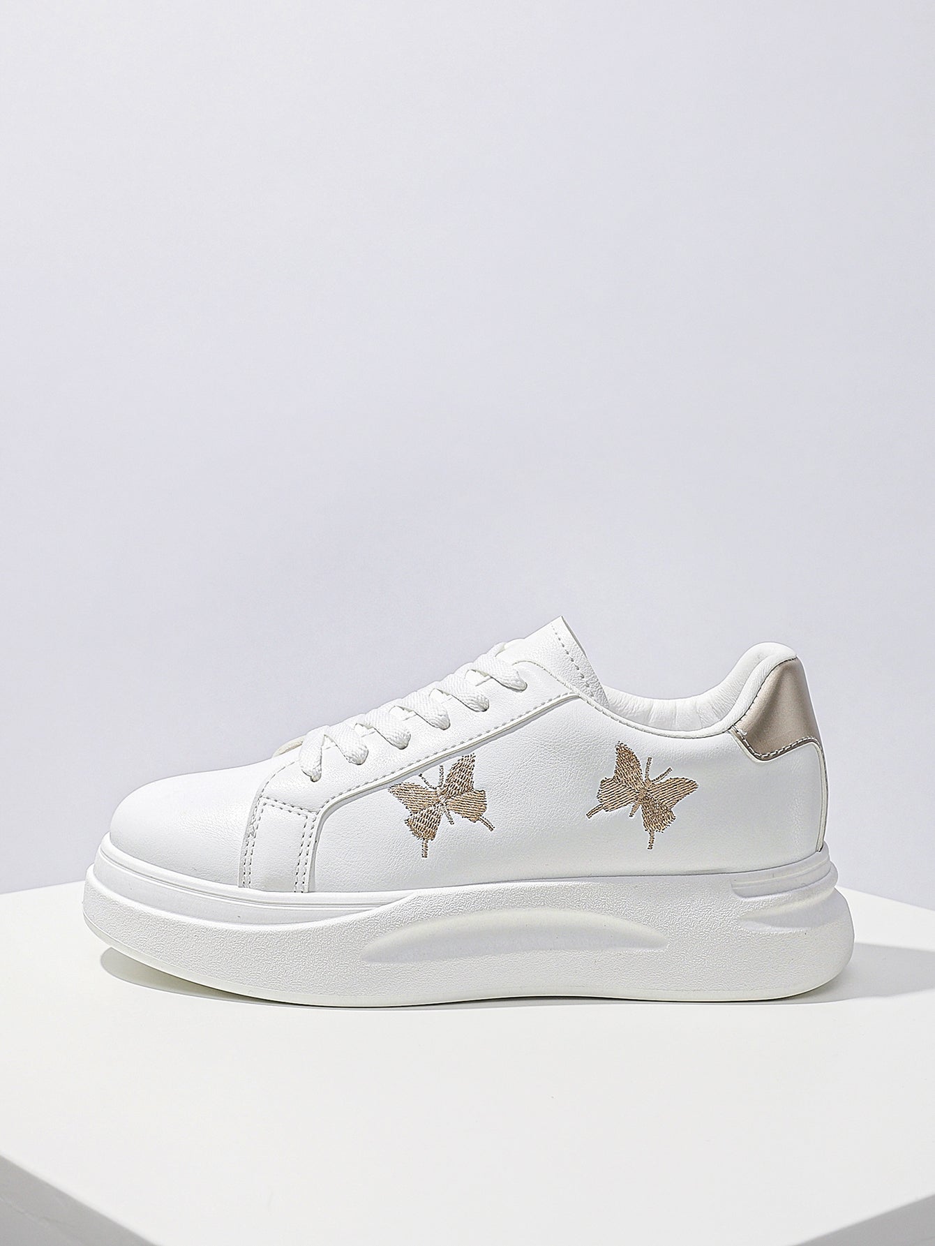 Butterfly Embroider Minimalist Fashion Shoes