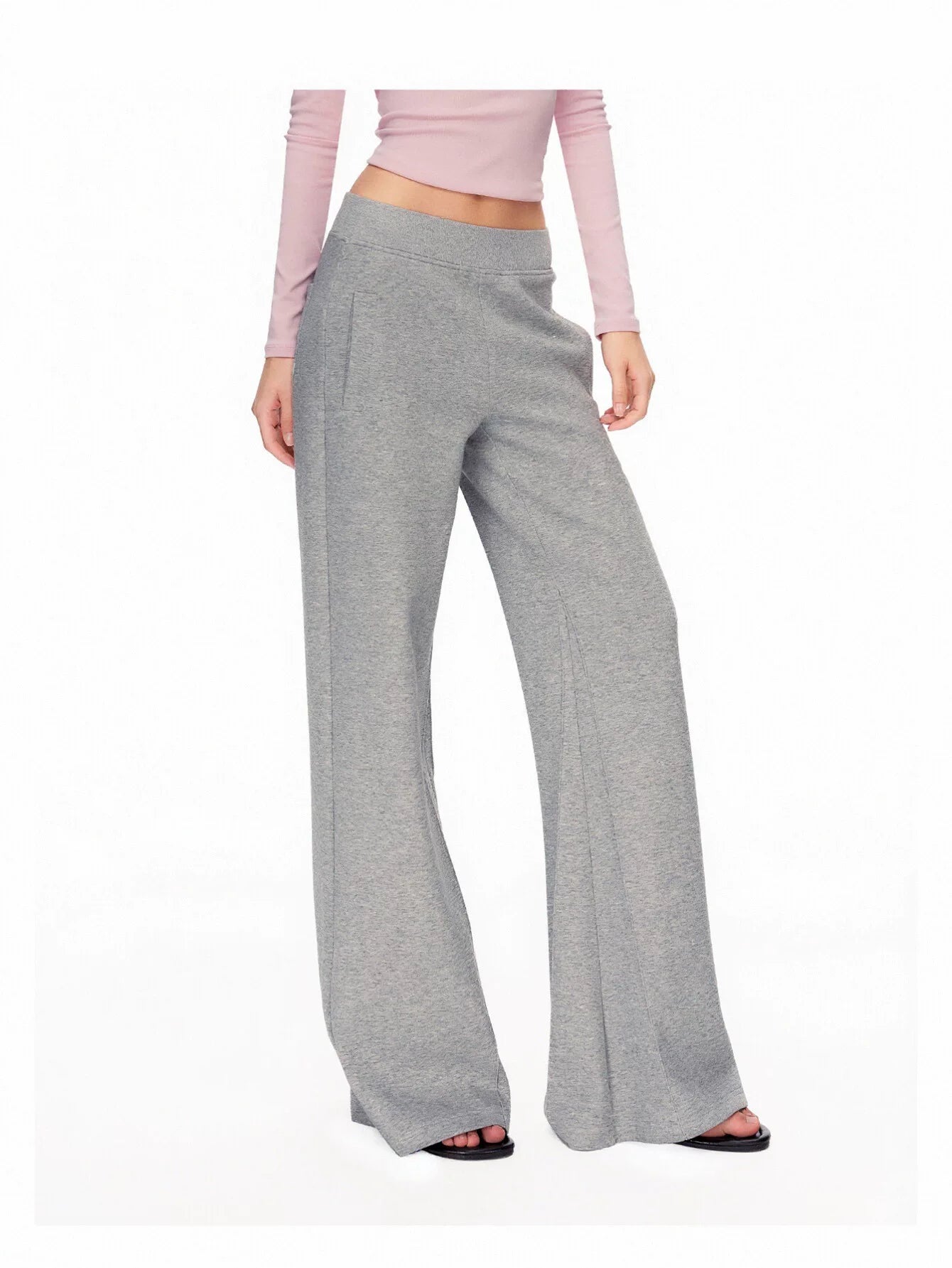 Comfy Low Rise Wide Leg Pants
