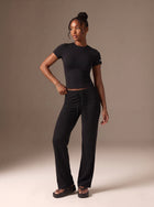 Seamless Fitted Lounge Pants Set