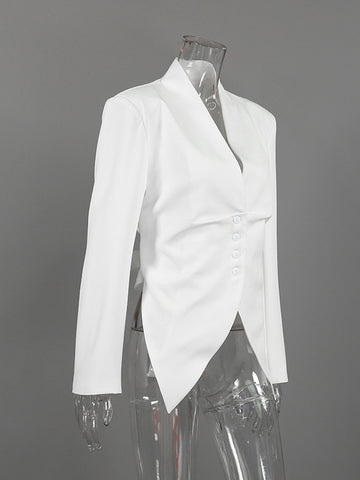 Tailored Slim Fit Buttoned Blazer