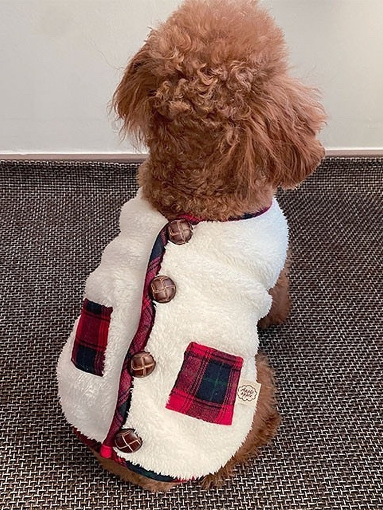 Cozy Plaid Fleece Dog Vest