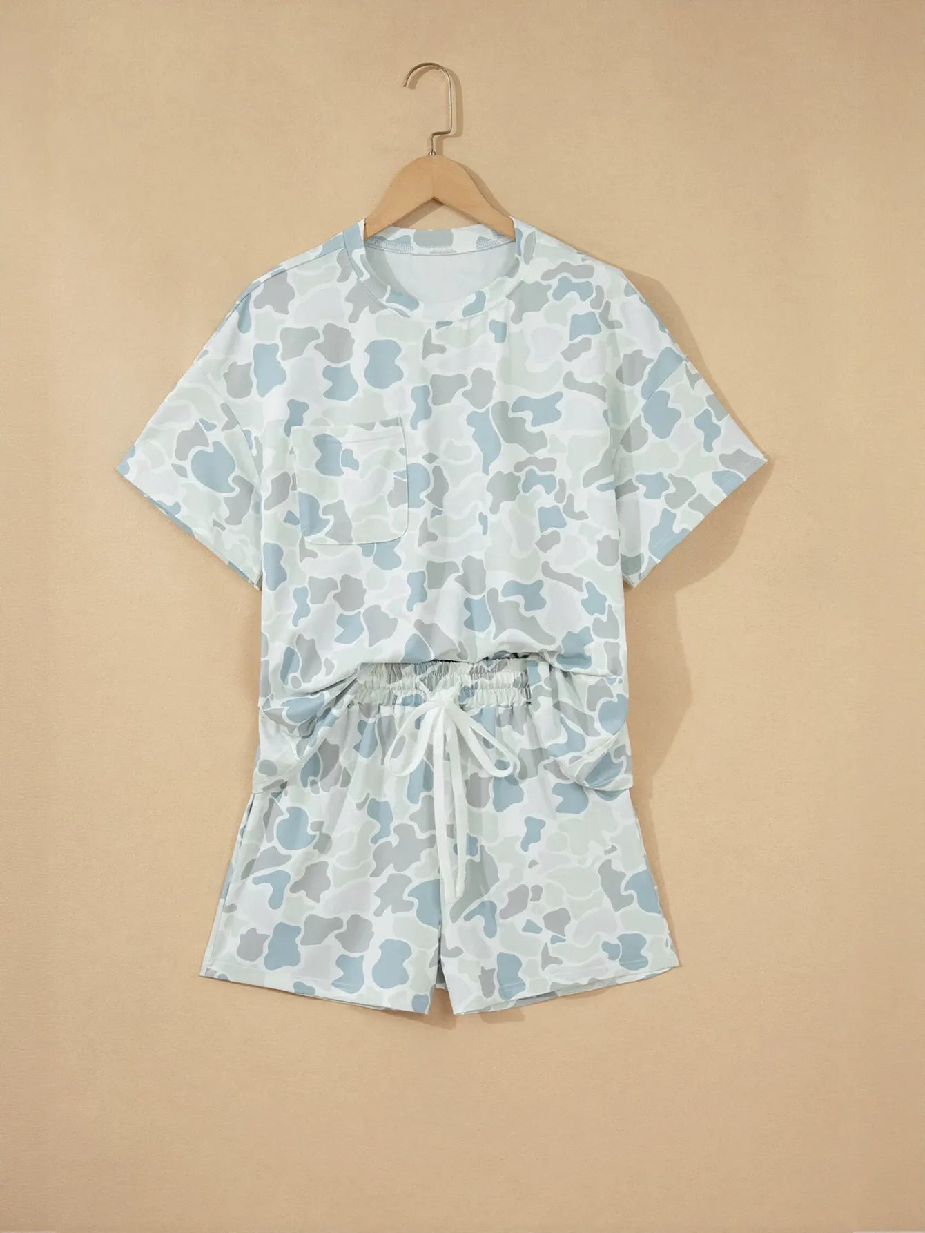 Comfy Camo Print Lounge Short Set