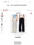 High Waisted Printed Wide Leg Pants