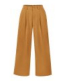 High Waisted Pleated Wide Leg Trousers