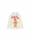 Cute Teddy Bear Graphic Hooded Jacket