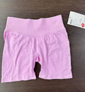 High Waisted Seamless Yoga Shorts