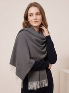 Classic Herringbone Pattern Soft Winter Scarf