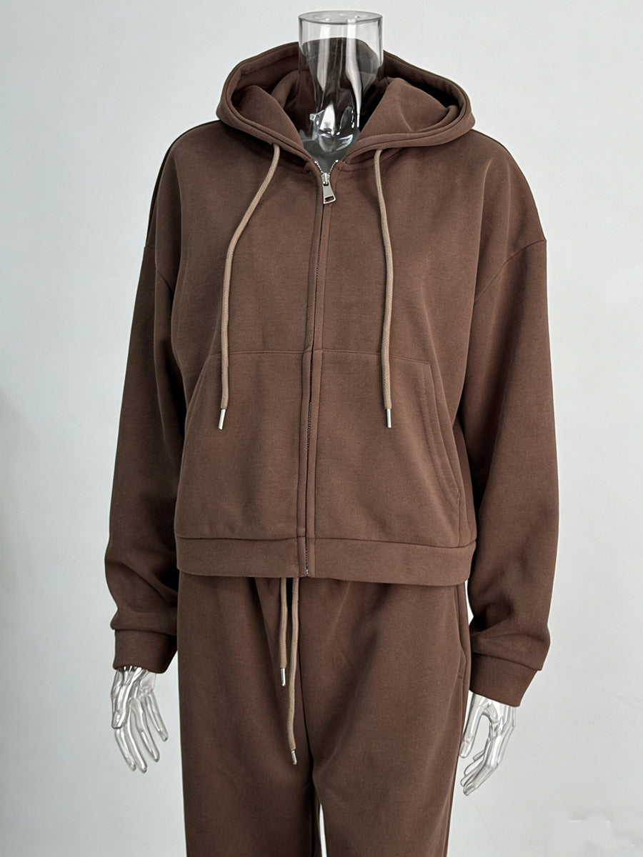 Cozy Oversized Zip Up Lounge Set