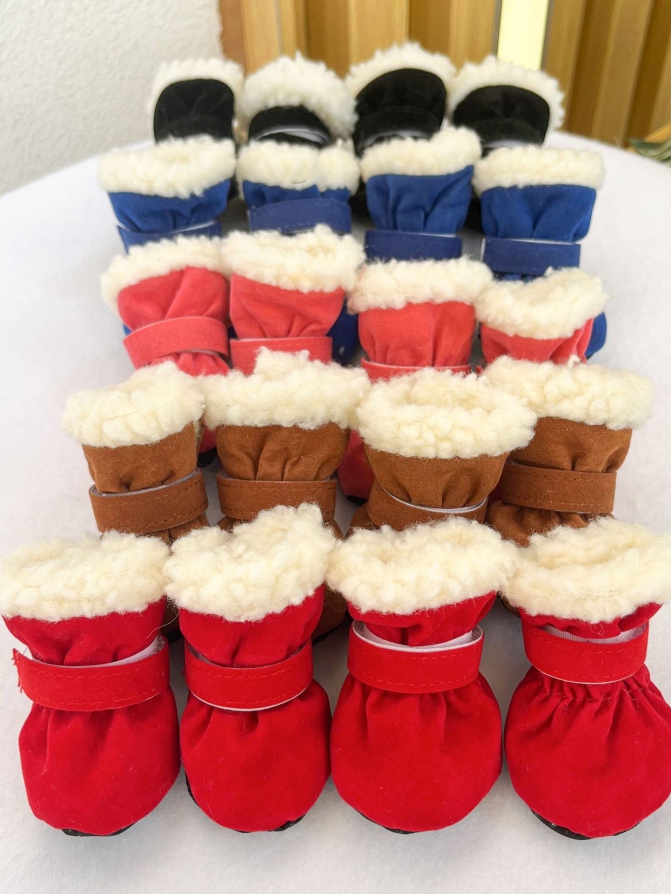 Cozy Fleece Lined Dog Boots