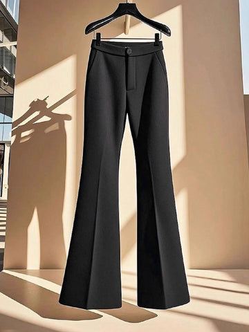 High Waisted Slim Flare Pants