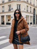 Quilted Lightweight Hooded Puffer Jacket