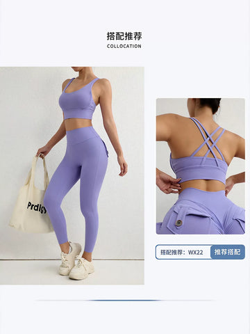 Scrunch Butt Cargo Pocket Yoga Leggings