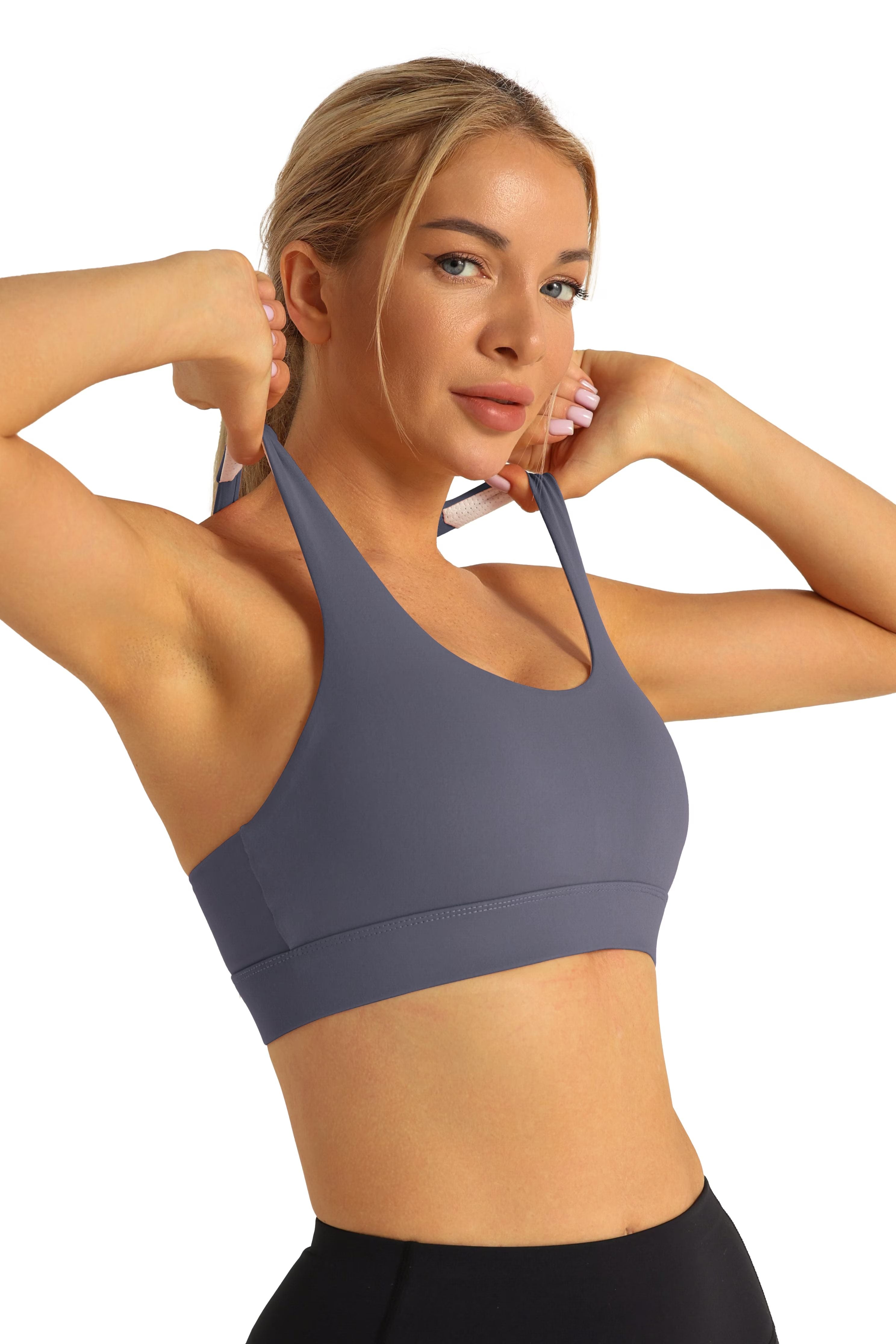 Crisscross Back Supportive Workout Sports Bra