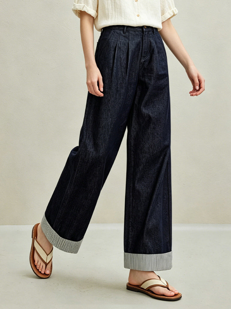 High Waisted Wide Leg Jeans