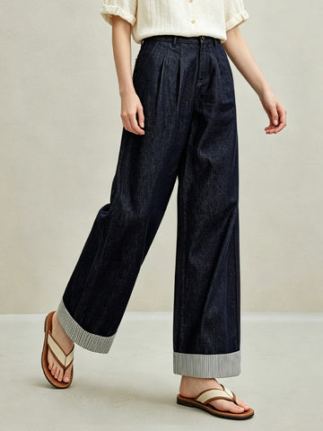 High Waisted Wide Leg Jeans