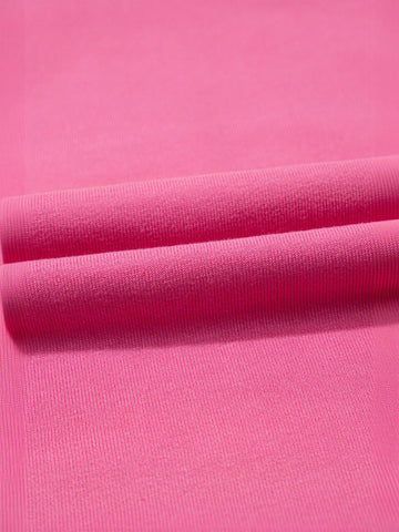 Oversized Bow Graphic Pink T-Shirt