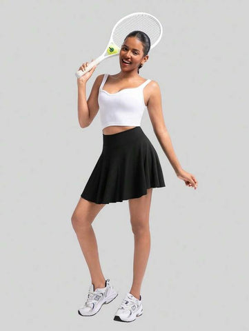 High Waisted Athletic Tennis Skirt