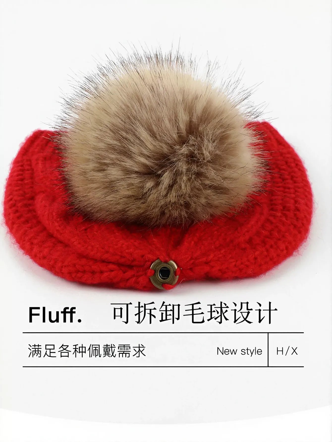 Cozy Cable Knit Pom Beanie