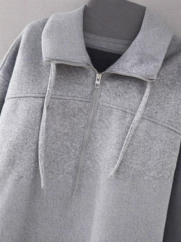 Cozy Cropped Zip Up Hoodie