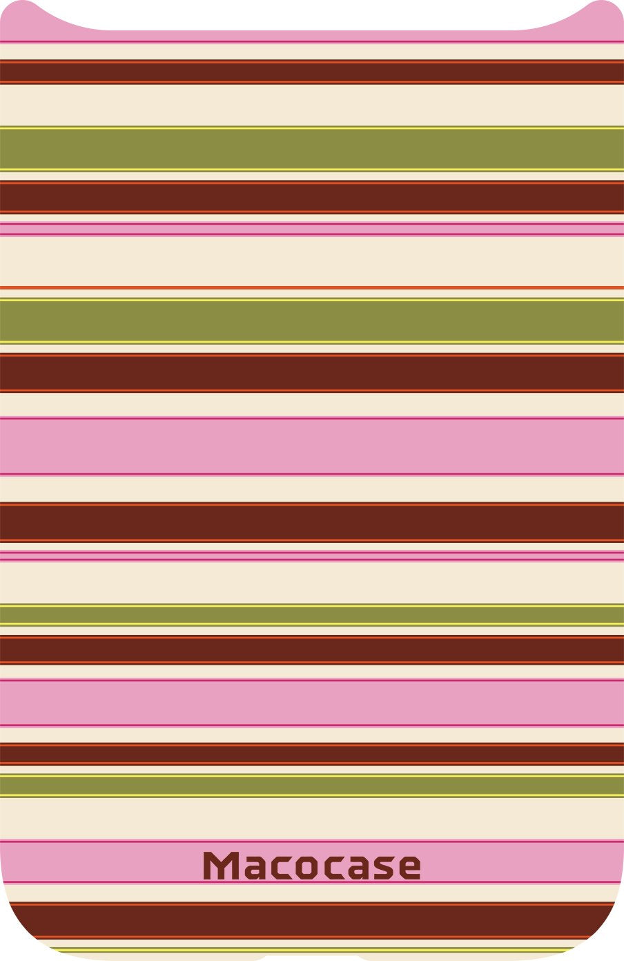 Multicolor Striped Pattern Phone Case