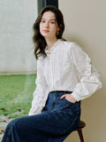 Embroidered Soft Cotton Button Down Shirt