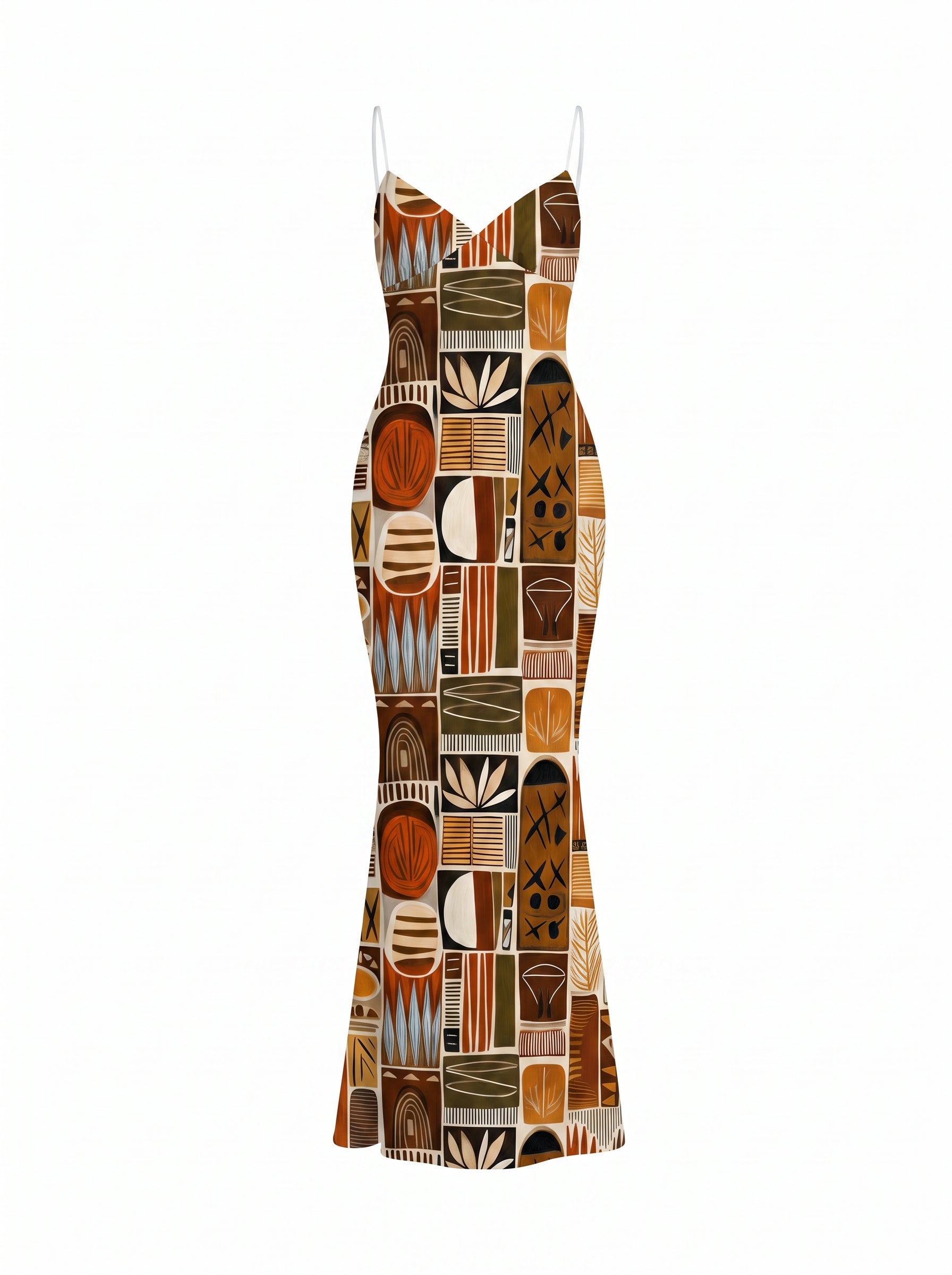 Cindy Divine's Tribal Print Maxi Dress