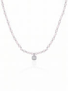 Elegant Dainty Pearl Crystal Necklace